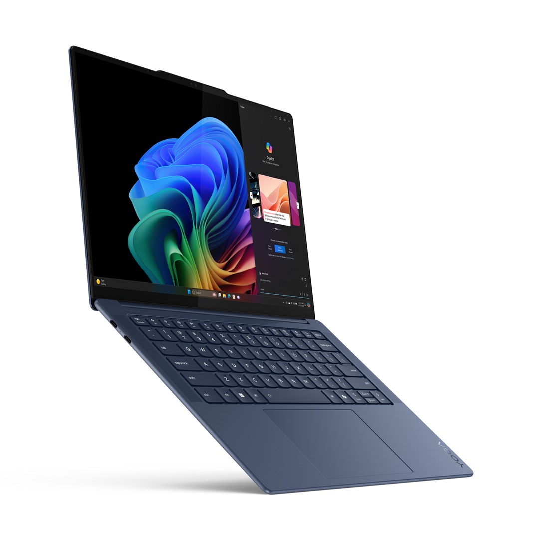 Lenovo Yoga Slim 7 14Q8X9 Copilot+ PC Qualcomm Snapdragon X1E-78-100 Laptop 36.8 cm (14.5") Touchscreen 3K 16 GB LPDDR5x-SDRAM 512 GB SSD Wi-Fi 7 (802.11be) Windows 11 Home Blue Lenovo Yoga Slim 7 14Q8X9 Copilot+ PC Qualcomm Snapdragon X1E-78-100 Laptop 36.8 cm (14.5") Touchscreen 3K 16 GB LPDDR5x-SDRAM 512 GB SSD Wi-Fi 7 (802.11be) Windows 11 Home Blue