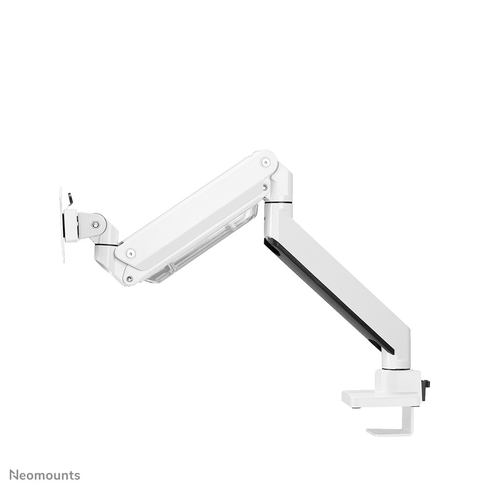 Neomounts NM-D775WHITEPLUS Monitor arm 10-49" - gas spring - Topfix - 180°-stop Neomounts NM-D775WHITEPLUS Monitor arm 10-49" - gas spring - Topfix - 180°-stop