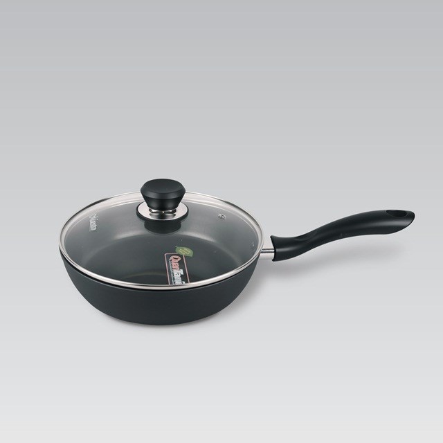 Maestro MR-1205-28 Frying pan with lid, 28 cm, black Maestro MR-1205-28 Frying pan with lid, 28 cm, black
