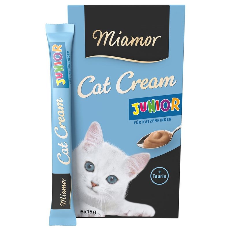 MIAMOR Cat Cream Junior - cat treats - 6 x 15g MIAMOR Cat Cream Junior - cat treats - 6 x 15g