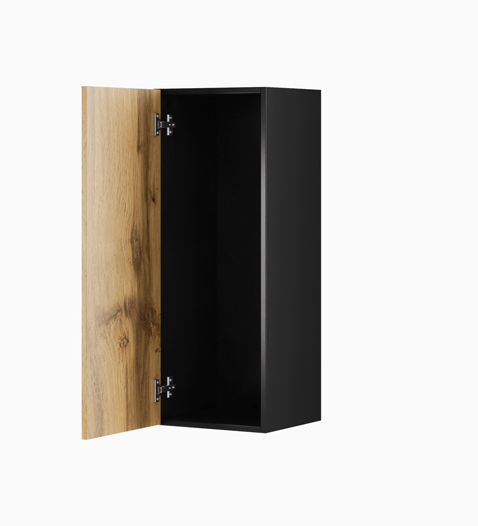Cama living room cabinet set VIGO 13 black/wotan oak Cama living room cabinet set VIGO 13 black/wotan oak