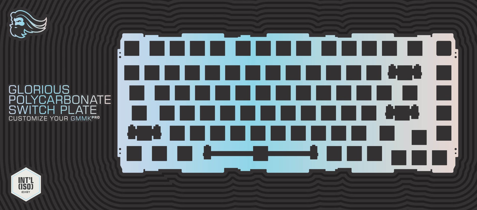 Glorious PC Gaming Race Switch Plate Keyboard switch plate Glorious PC Gaming Race Switch Plate Keyboard switch plate
