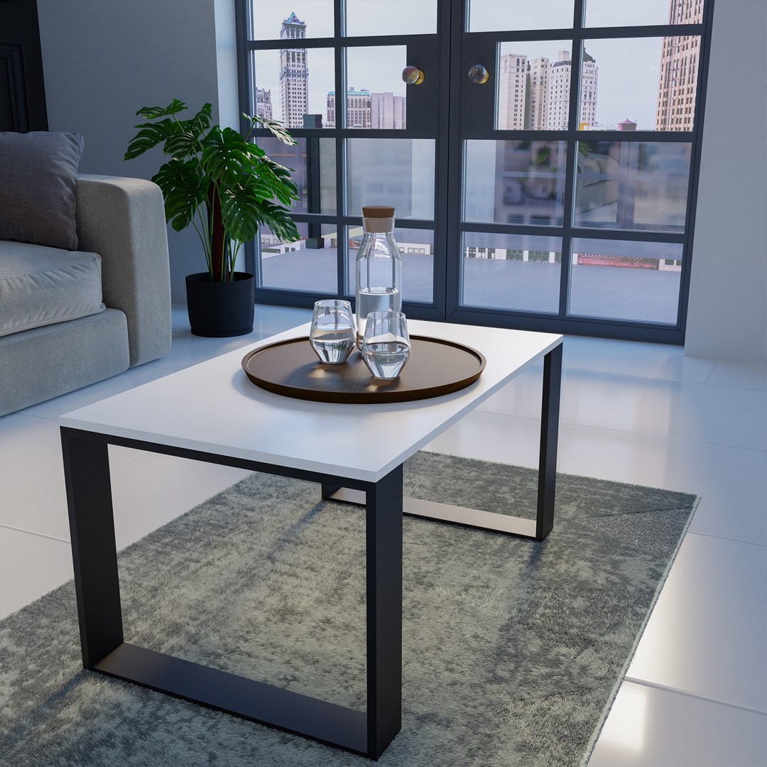 Topeshop MODERN BIEL CZ coffee/side/end table Coffee table Rectangular shape 2 leg(s) Topeshop MODERN BIEL CZ coffee/side/end table Coffee table Rectangular shape 2 leg(s)