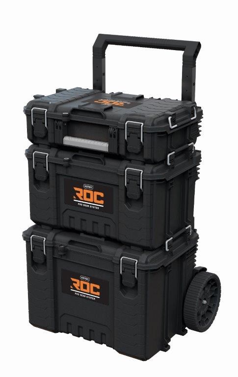 SET OF 3 TOOLBOXES ROC PRO GEAR 2,0 KETER SET OF 3 TOOLBOXES ROC PRO GEAR 2,0 KETER
