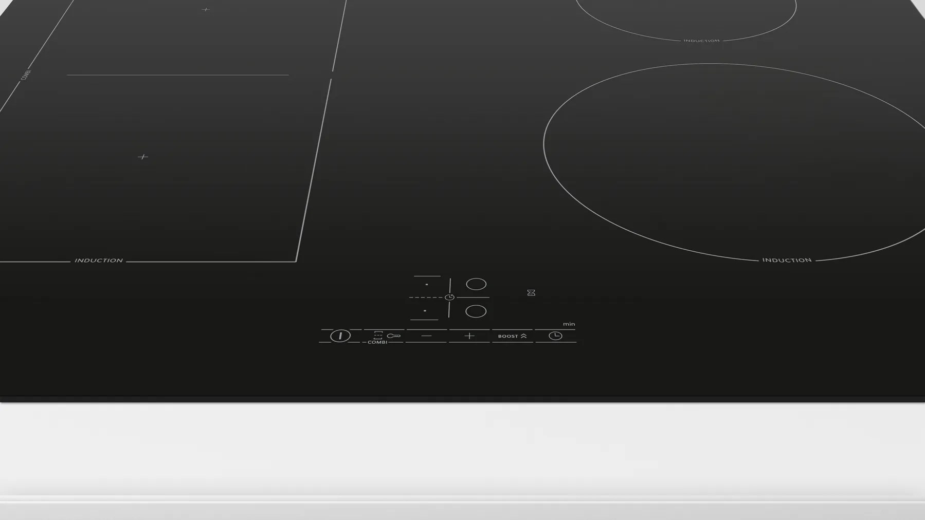 Bosch Serie 4 PVS61RBB5E hob Black Built-in 60 cm Zone induction hob 4 zone(s) Bosch Serie 4 PVS61RBB5E hob Black Built-in 60 cm Zone induction hob 4 zone(s)