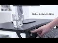 Maclean MC-835 Portable Desk Electric Height Adjustable 72 -122cm max. 37 kg Control Panel Sit Stand Work Station Maclean MC-835 Portable Desk Electric Height Adjustable 72 -122cm max. 37 kg Control Panel Sit Stand Work Station