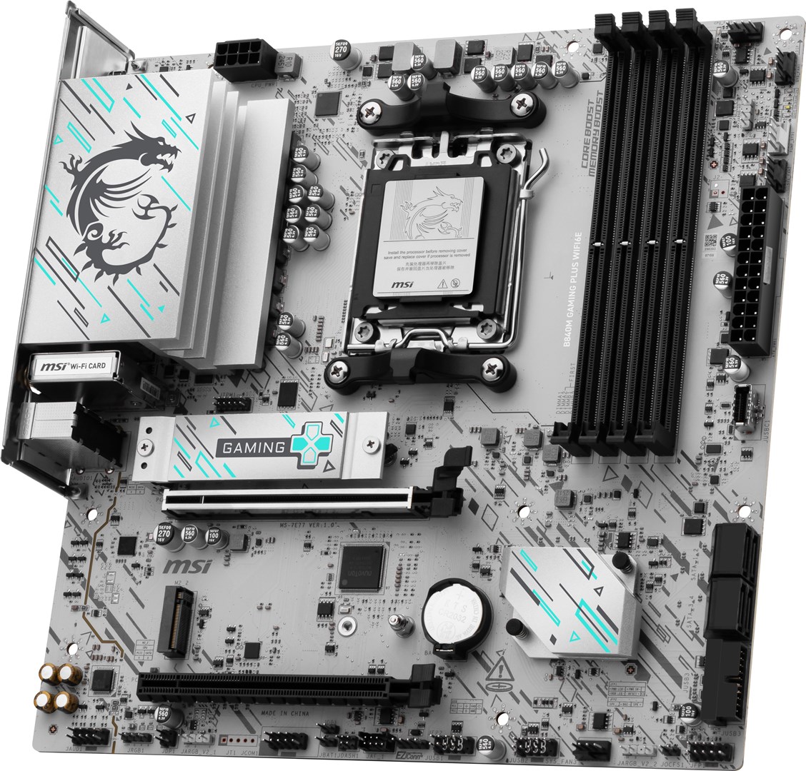 MSI B840M GAMING PLUS WIFI6E motherboard AMD B840 Socket AM5 micro ATX MSI B840M GAMING PLUS WIFI6E motherboard AMD B840 Socket AM5 micro ATX