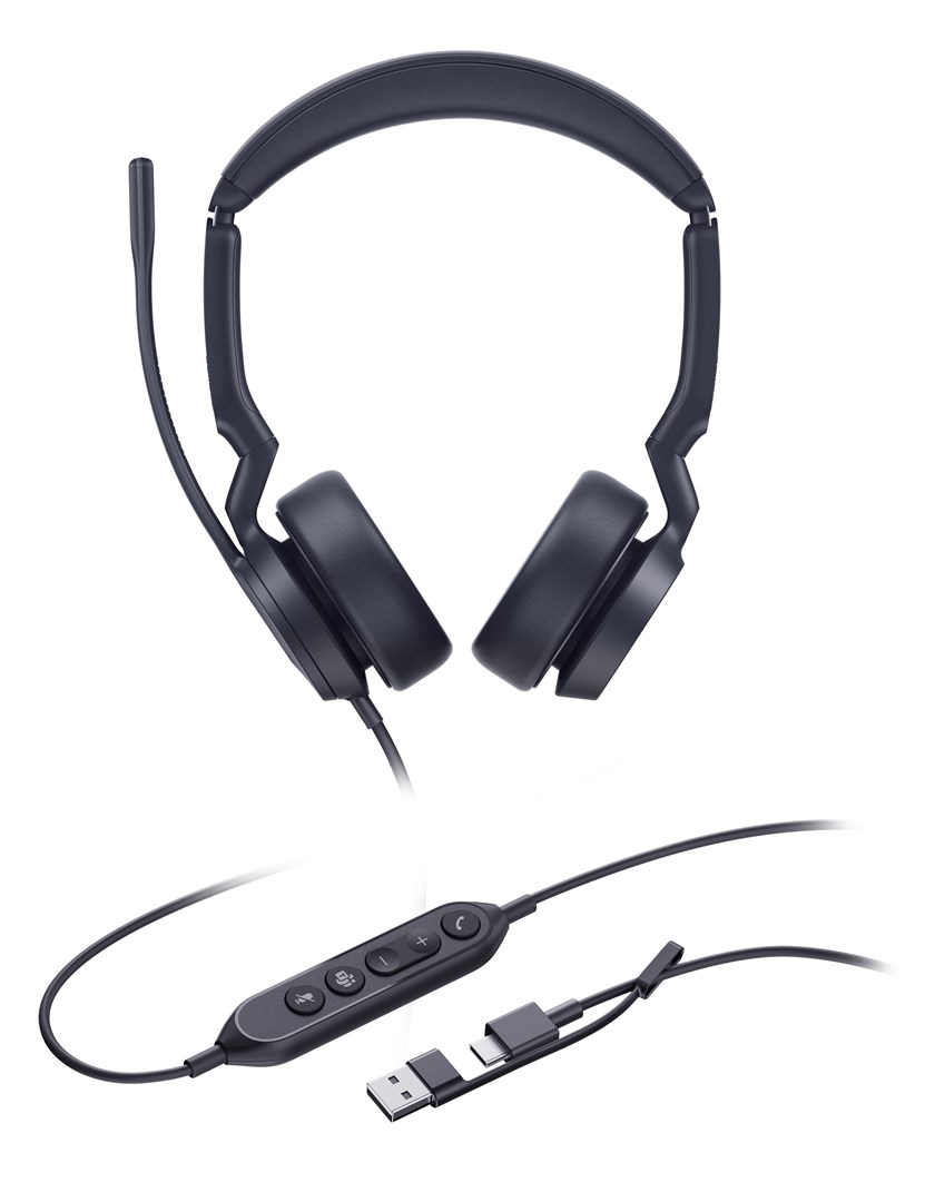 Yealink UH44 Dual Teams USB-C/A Headset Yealink UH44 Dual Teams USB-C/A Headset