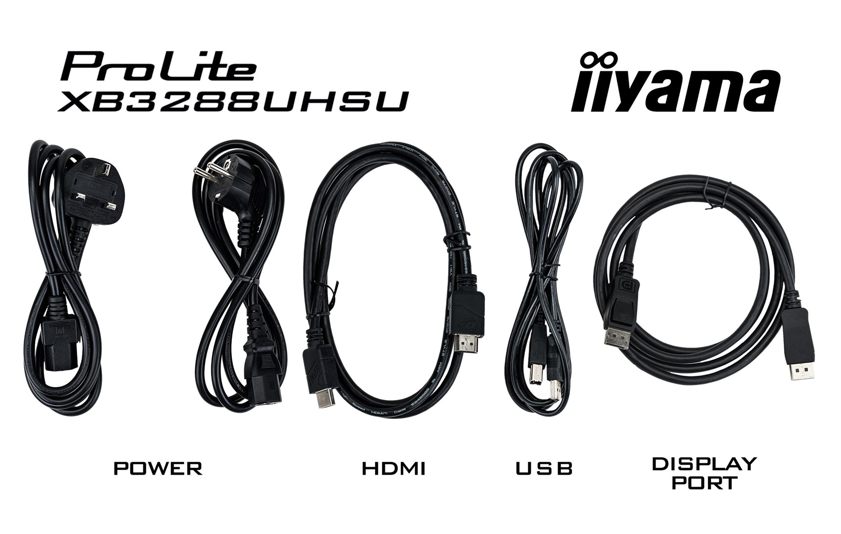 iiyama ProLite XB3288UHSU-B5 computer monitor 80 cm (31.5") 3840 x 2160 pixels 4K Ultra HD LCD Black iiyama ProLite XB3288UHSU-B5 computer monitor 80 cm (31.5") 3840 x 2160 pixels 4K Ultra HD LCD Black