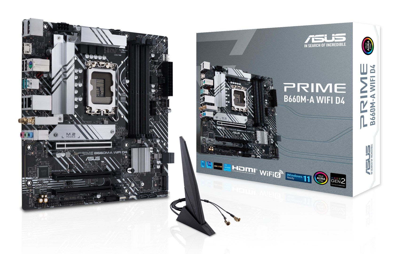 ASUS PRIME B660M-A WIFI D4 Intel B660 LGA 1700 micro ATX ASUS PRIME B660M-A WIFI D4 Intel B660 LGA 1700 micro ATX