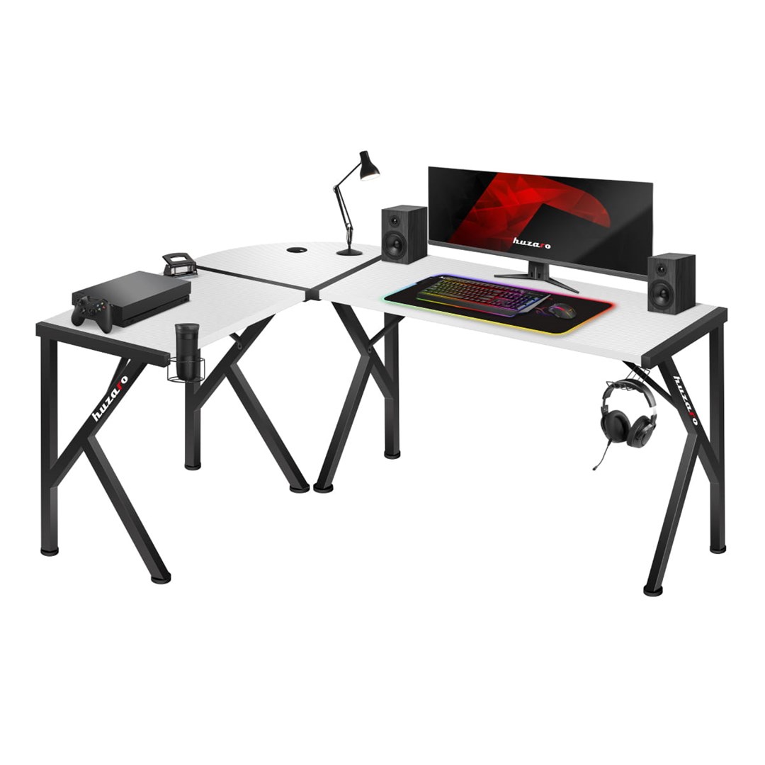 Gaming desk Huzaro Hero 6.3 White Gaming desk Huzaro Hero 6.3 White