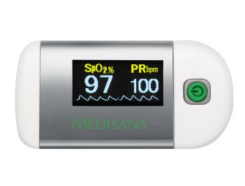 Medisana PM 100 heart rate monitor Finger Silver, White Medisana PM 100 heart rate monitor Finger Silver, White