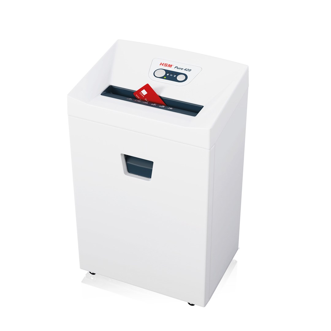 HSM Pure 420 shredder, 35 l, 1,9x15 mm HSM Pure 420 shredder, 35 l, 1,9x15 mm