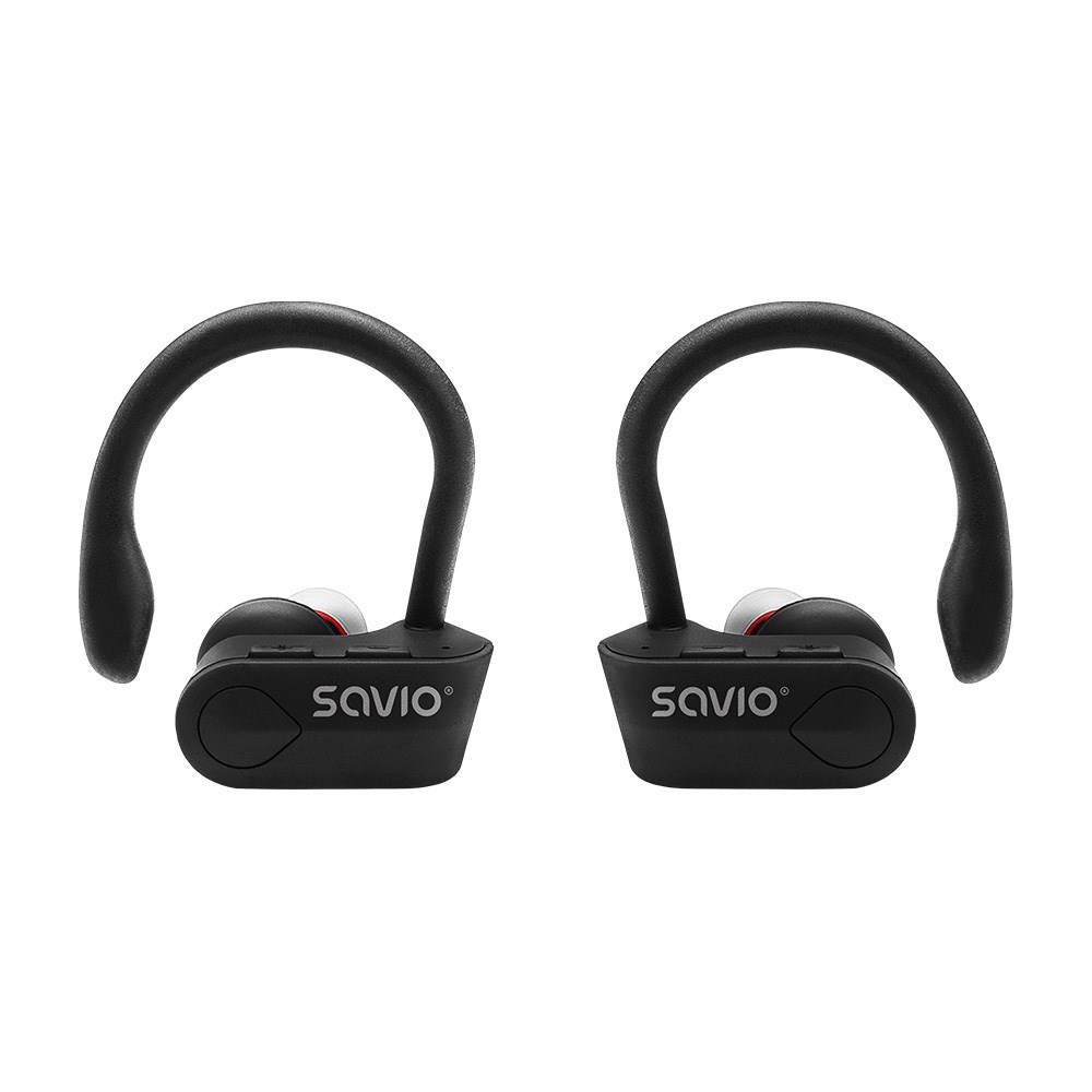 Savio TWS-03 Wireless Bluetooth Earphones, Black Savio TWS-03 Wireless Bluetooth Earphones, Black