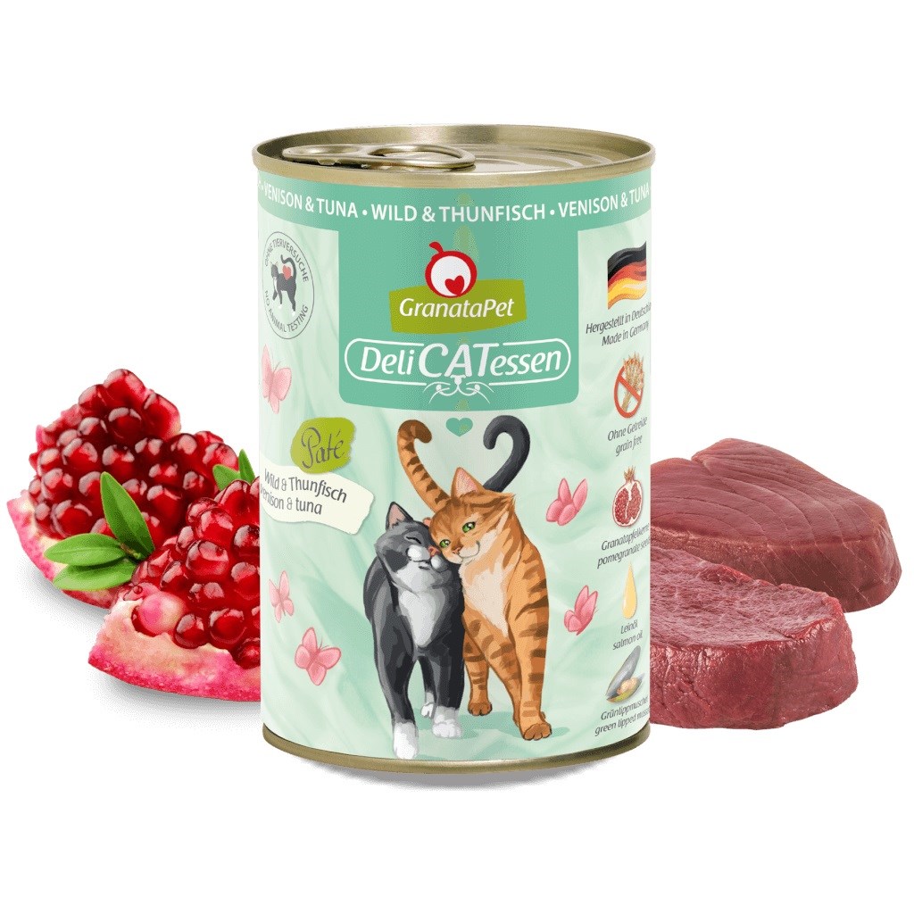 GRANATAPET DeliCATessen Venison and tuna - wet cat food - 400g GRANATAPET DeliCATessen Venison and tuna - wet cat food - 400g