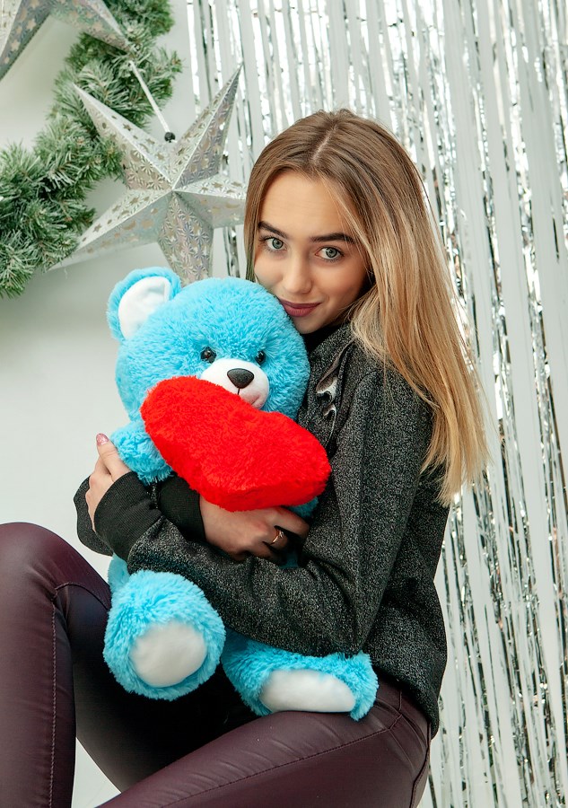 FRANK teddy bear 50 cm blue FRANK teddy bear 50 cm blue