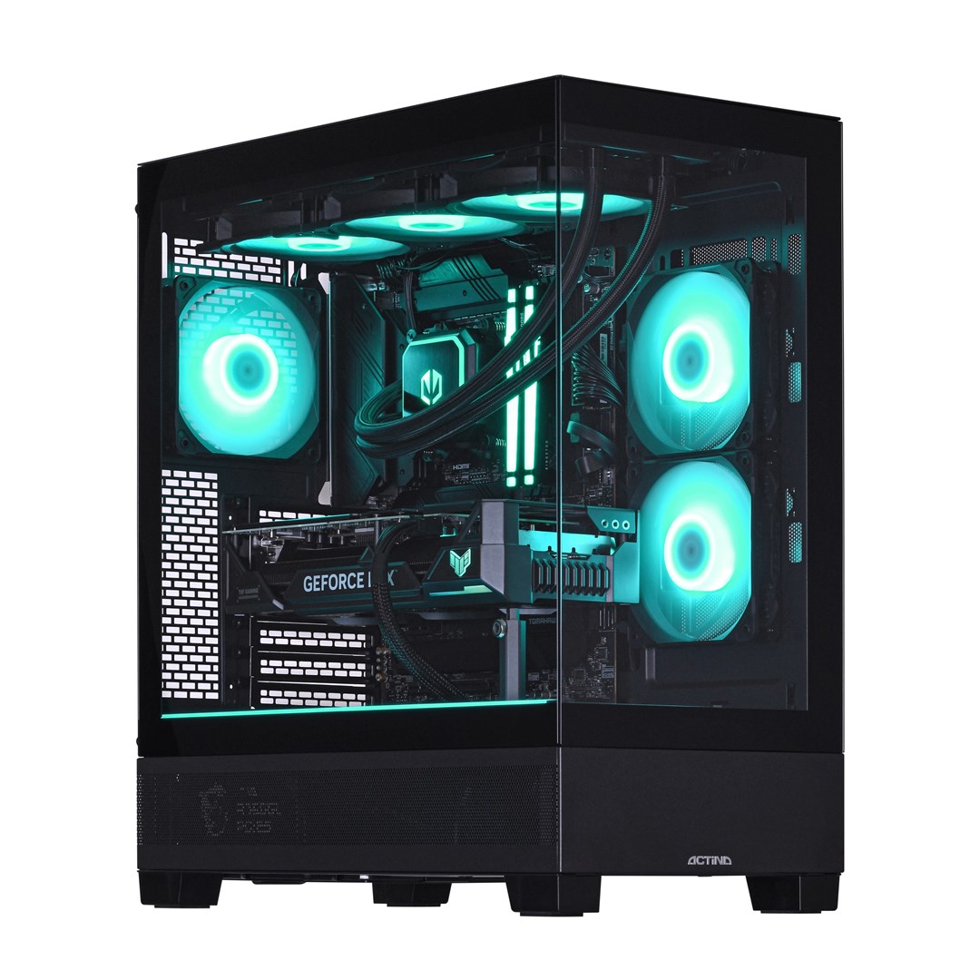 Actina 5901443416661 PC AMD Ryzen™ 9 9900X3D 192 GB DDR5-SDRAM 4 TB SSD NVIDIA GeForce RTX 5090 Windows 11 Home Midi Tower Black Actina 5901443416661 PC AMD Ryzen™ 9 9900X3D 192 GB DDR5-SDRAM 4 TB SSD NVIDIA GeForce RTX 5090 Windows 11 Home Midi Tower Black