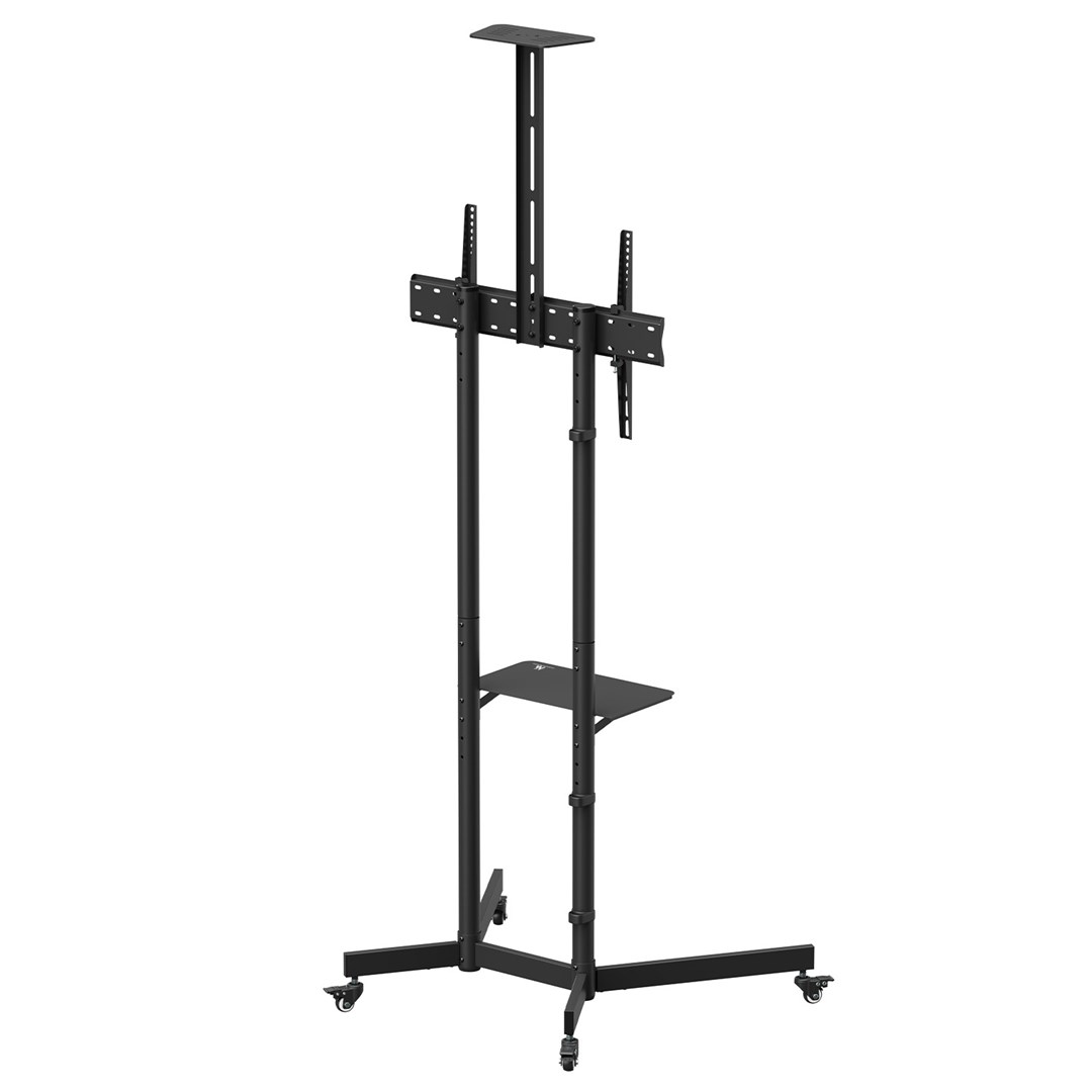Maclean TV stand / cart, camera shelf, on wheels, 37-70", max load 45kg/5kg shelf, max. VESA 600x400, MC-113 B Maclean TV stand / cart, camera shelf, on wheels, 37-70", max load 45kg/5kg shelf, max. VESA 600x400, MC-113 B