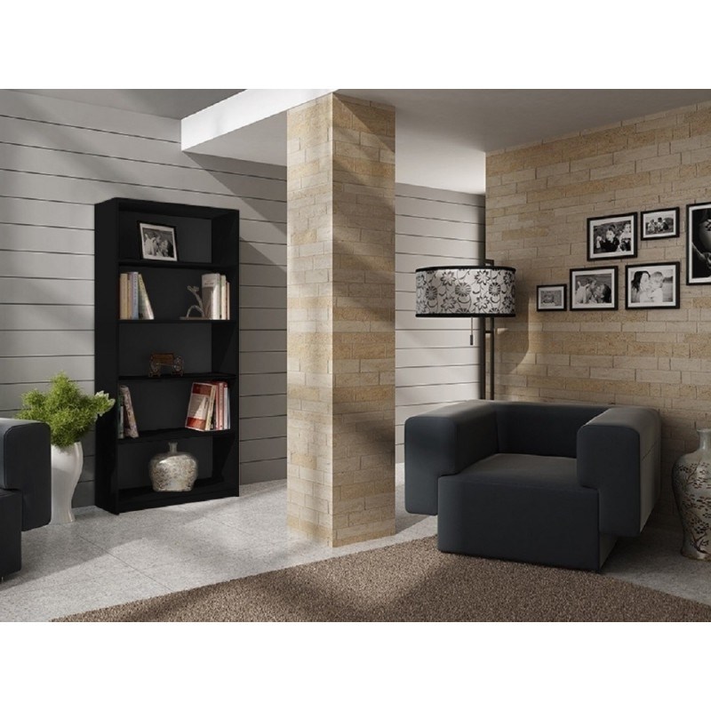 Topeshop R80 CZERŃ office bookcase Topeshop R80 CZERŃ office bookcase