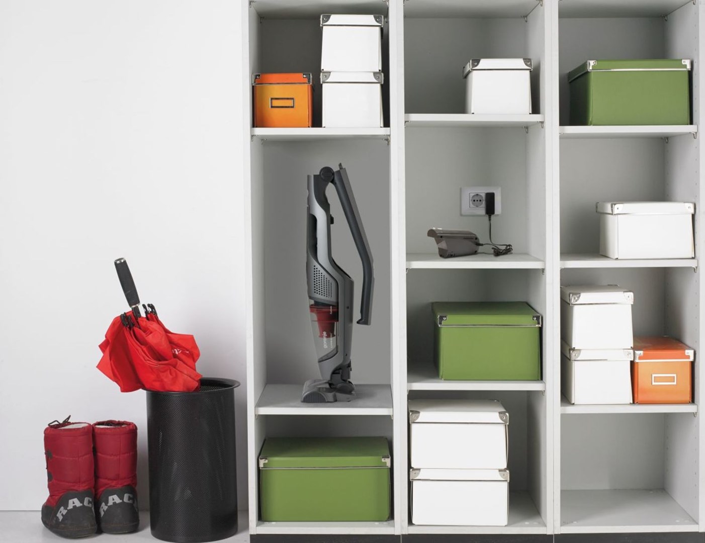 Gorenje SVC252GFA stick vacuum/electric broom 2-in-1 stick vacuum Battery Dry HEPA Bagless 0.5 L 155 W Black, Grey Gorenje SVC252GFA stick vacuum/electric broom 2-in-1 stick vacuum Battery Dry HEPA Bagless 0.5 L 155 W Black, Grey