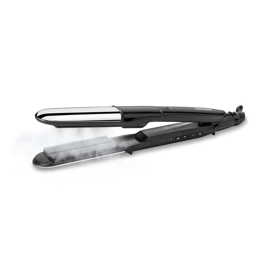 BaByliss Steam Mist Styler Straightening iron Black, Silver 2.5 m BaByliss Steam Mist Styler Straightening iron Black, Silver 2.5 m