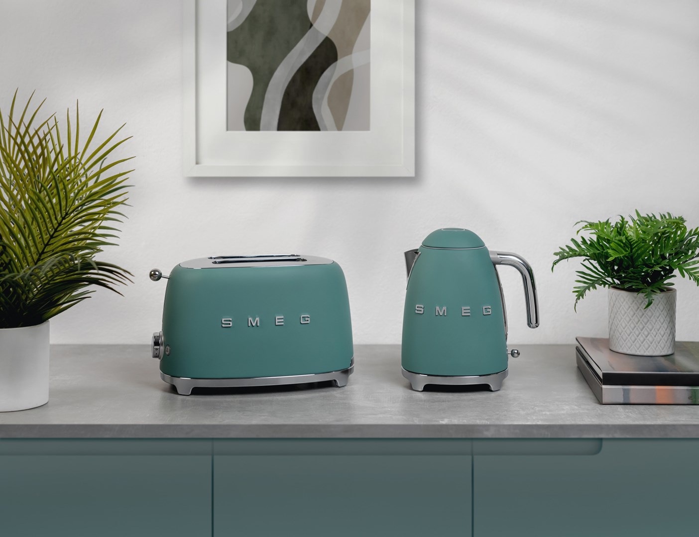 Smeg TSF01EGMEU toaster 6 2 slice(s) 950 W Chrome, Green Smeg TSF01EGMEU toaster 6 2 slice(s) 950 W Chrome, Green