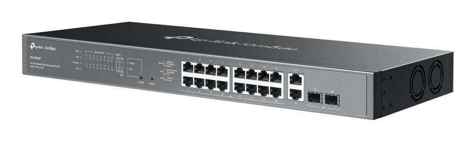 TP-Link Omada ES220GMP network switch Managed L2 Gigabit Ethernet (10/100/1000) Power over Ethernet (PoE) Black TP-Link Omada ES220GMP network switch Managed L2 Gigabit Ethernet (10/100/1000) Power over Ethernet (PoE) Black