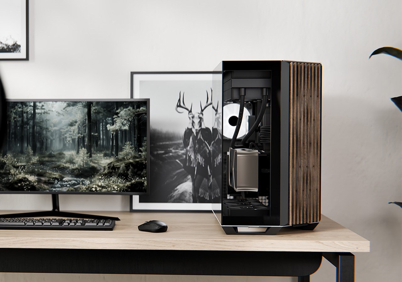 APNX V1-W-BK-v1 Midi Tower Black, Wood APNX V1-W-BK-v1 Midi Tower Black, Wood