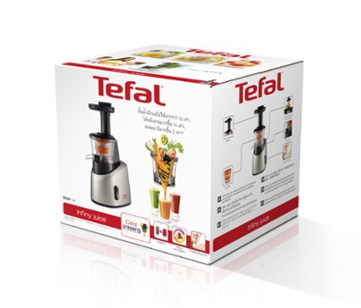 Tefal Infiny Juice ZC255B Juice extractor Grey,Silver 200 W Tefal Infiny Juice ZC255B Juice extractor Grey,Silver 200 W