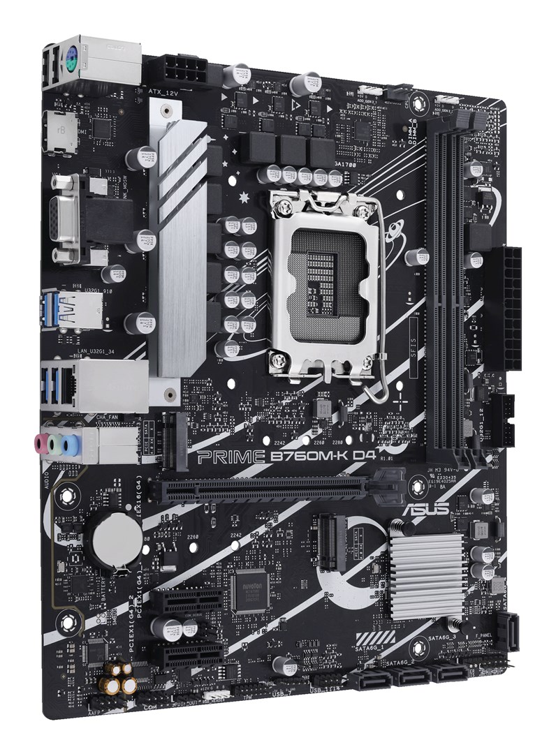 ASUS Prime B760M-K D4 Intel B760 LGA 1700 micro ATX motherboard ASUS Prime B760M-K D4 Intel B760 LGA 1700 micro ATX motherboard
