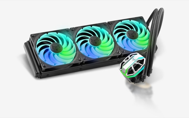 Sapphire NITRO+ S360-A AIO Processor Liquid cooling kit 12 cm Black 1 pc(s) Sapphire NITRO+ S360-A AIO Processor Liquid cooling kit 12 cm Black 1 pc(s)