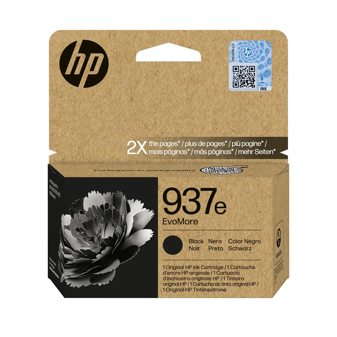 HP 937e EvoMore Black Original Ink Cartridge HP 937e EvoMore Black Original Ink Cartridge