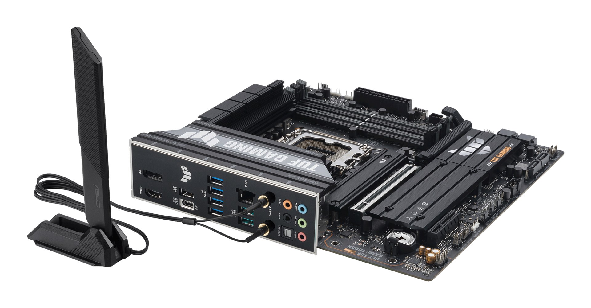 ASUS TUF GAMING B860M-PLUS WIFI Intel B860 LGA 1851 (Socket V1) micro ATX ASUS TUF GAMING B860M-PLUS WIFI Intel B860 LGA 1851 (Socket V1) micro ATX