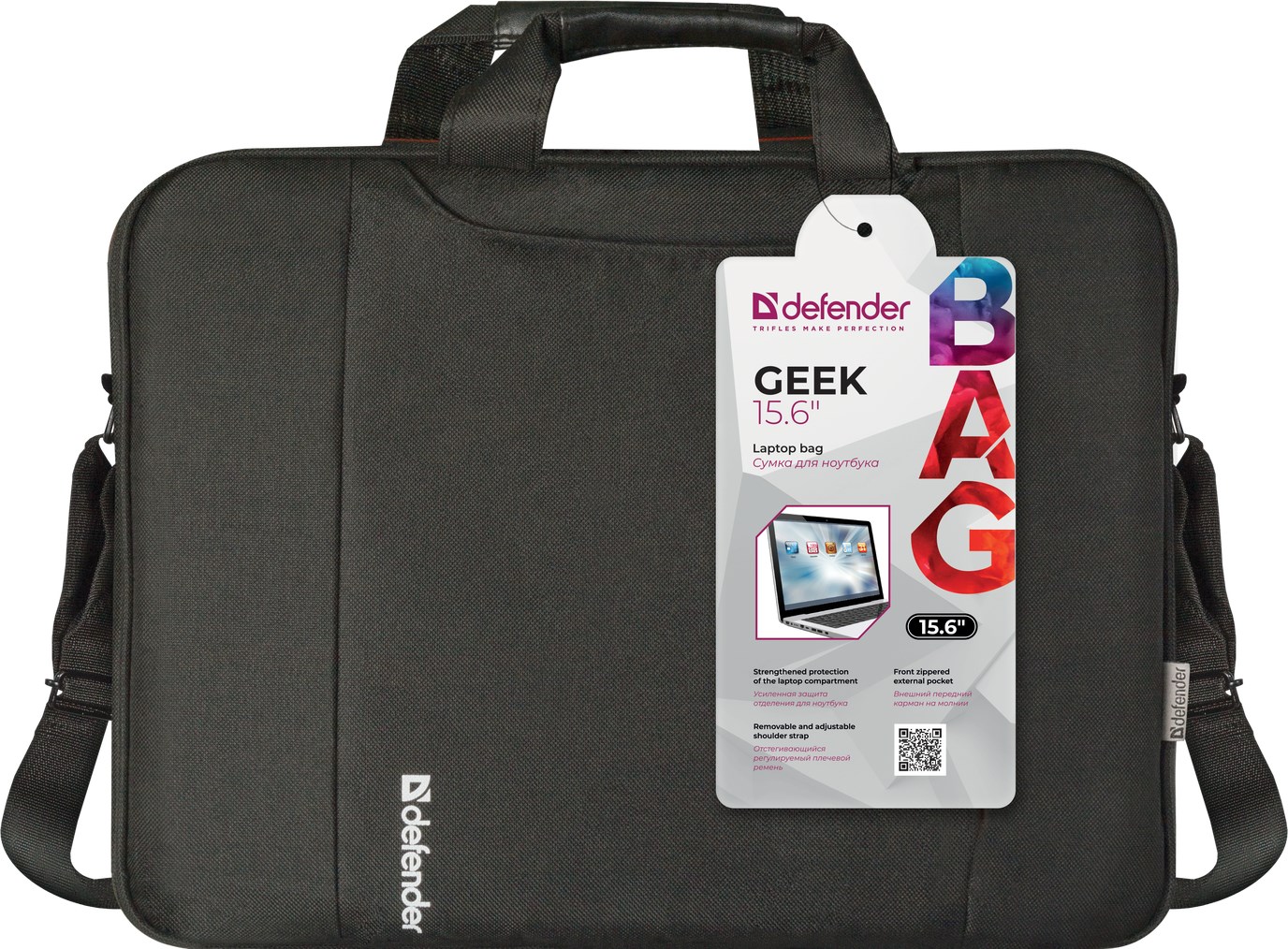 Defender Geek 39.6 cm (15.6") Black Defender Geek 39.6 cm (15.6") Black
