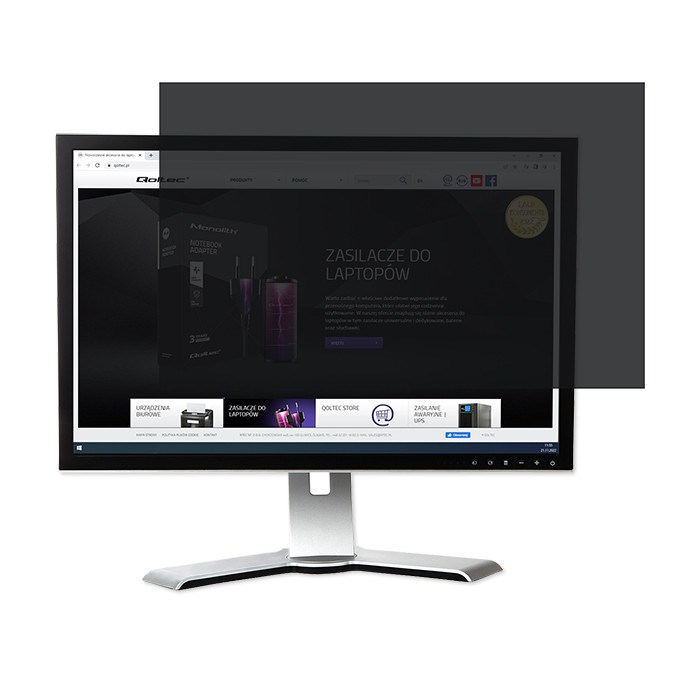 Qoltec 51057 display privacy filters 58.4 cm (23") Qoltec 51057 display privacy filters 58.4 cm (23")