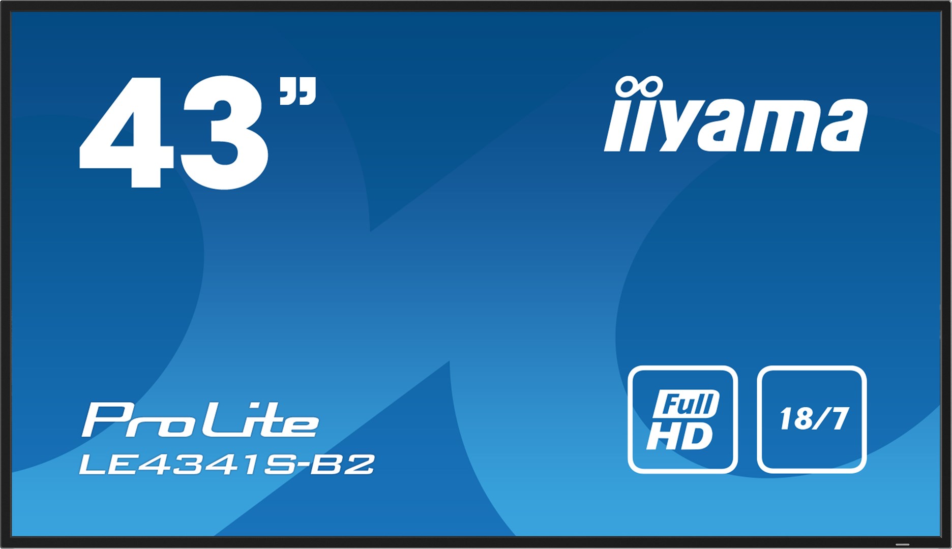 iiyama ProLite LE4341S-B2 - 43" diagonal class flat screen - 108 cm iiyama ProLite LE4341S-B2 - 43" diagonal class flat screen - 108 cm