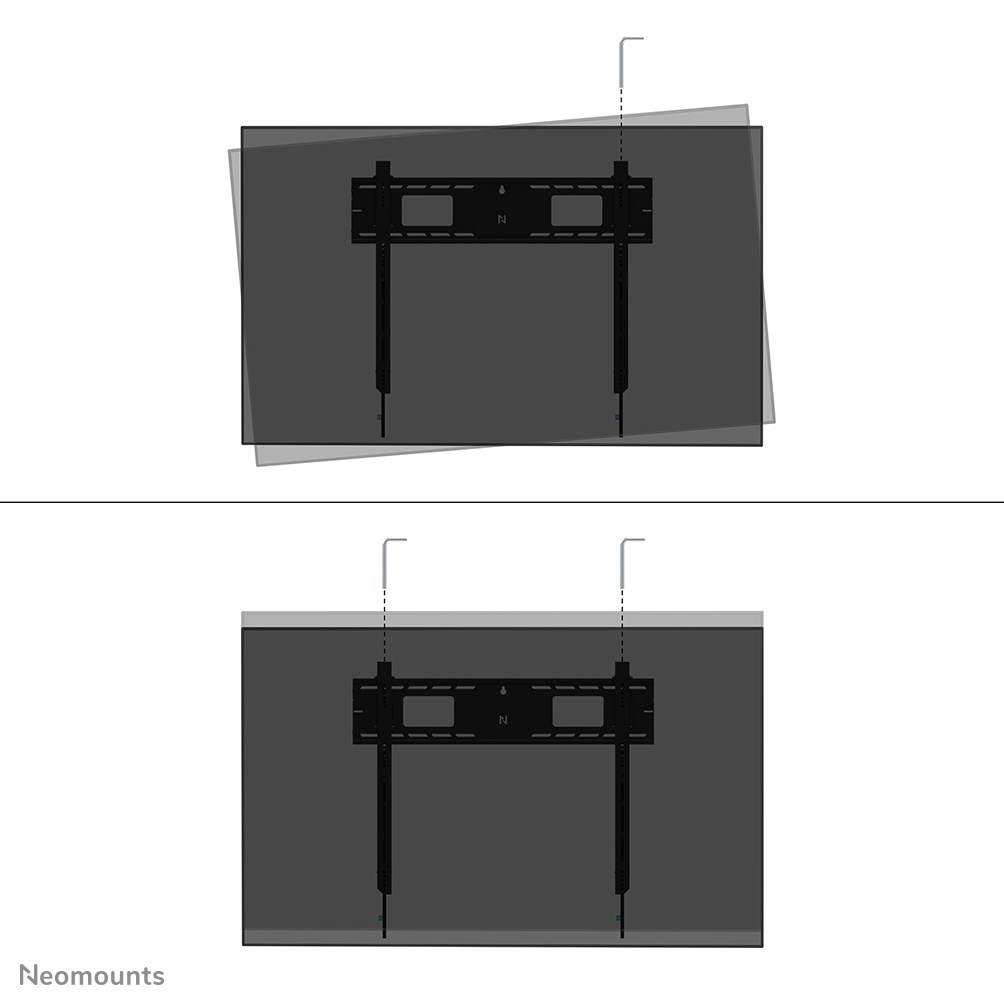 Neomounts WL35-750BL18 Heavy duty wall mount 43-98" - tilt - lockable - fast installation - TÜV Neomounts WL35-750BL18 Heavy duty wall mount 43-98" - tilt - lockable - fast installation - TÜV