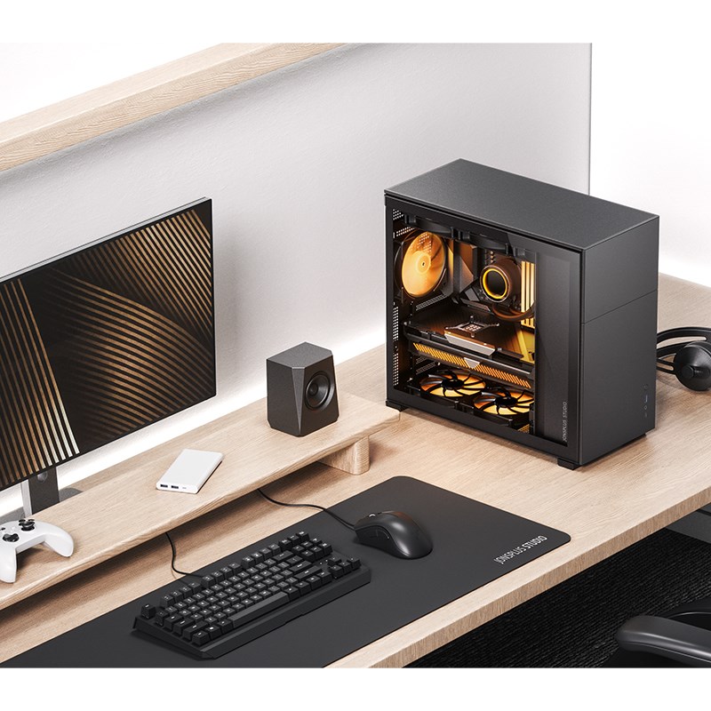 Jonsbo D41 ATX Case, Tempered Glass - black Jonsbo D41 ATX Case, Tempered Glass - black