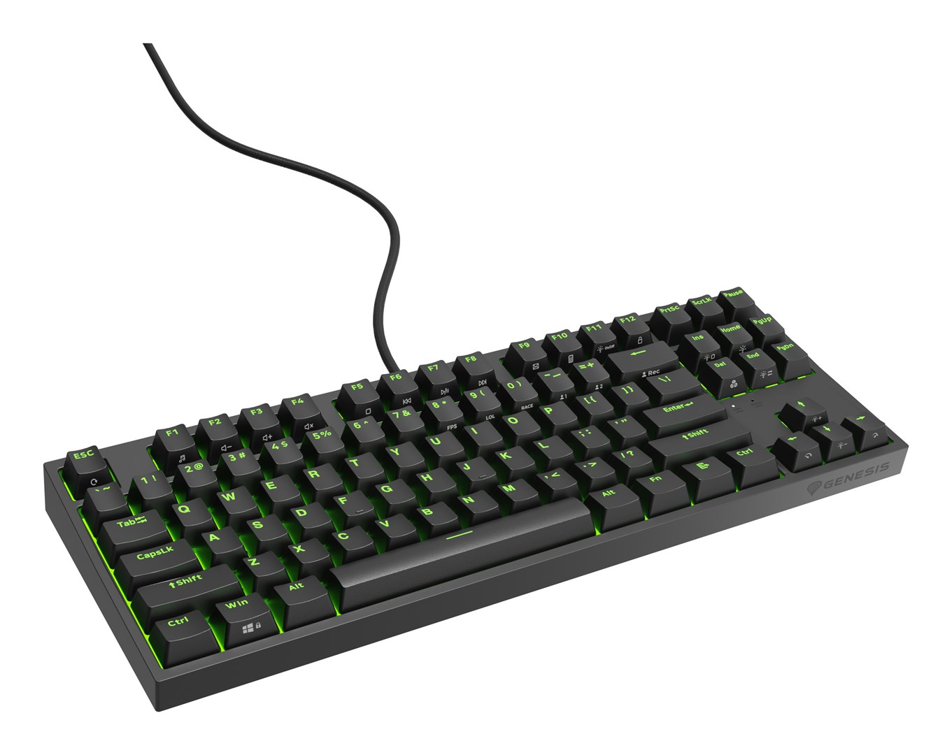 GENESIS Thor 404 TKL keyboard Gaming USB QWERTY US English Black GENESIS Thor 404 TKL keyboard Gaming USB QWERTY US English Black