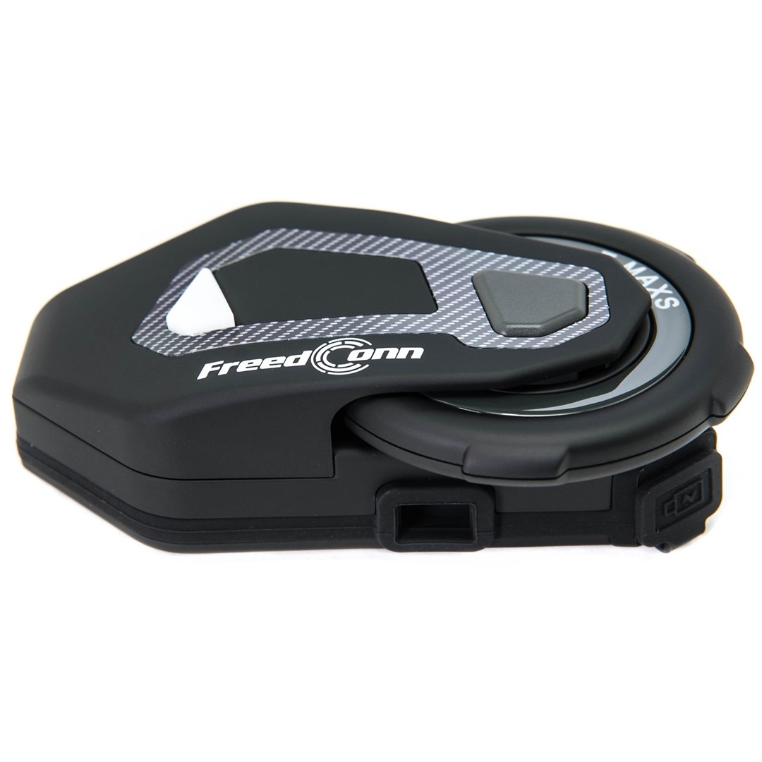 FREEDCONN T-MAX S V4 PRO SINGLE motorcycle intercom Black FREEDCONN T-MAX S V4 PRO SINGLE motorcycle intercom Black