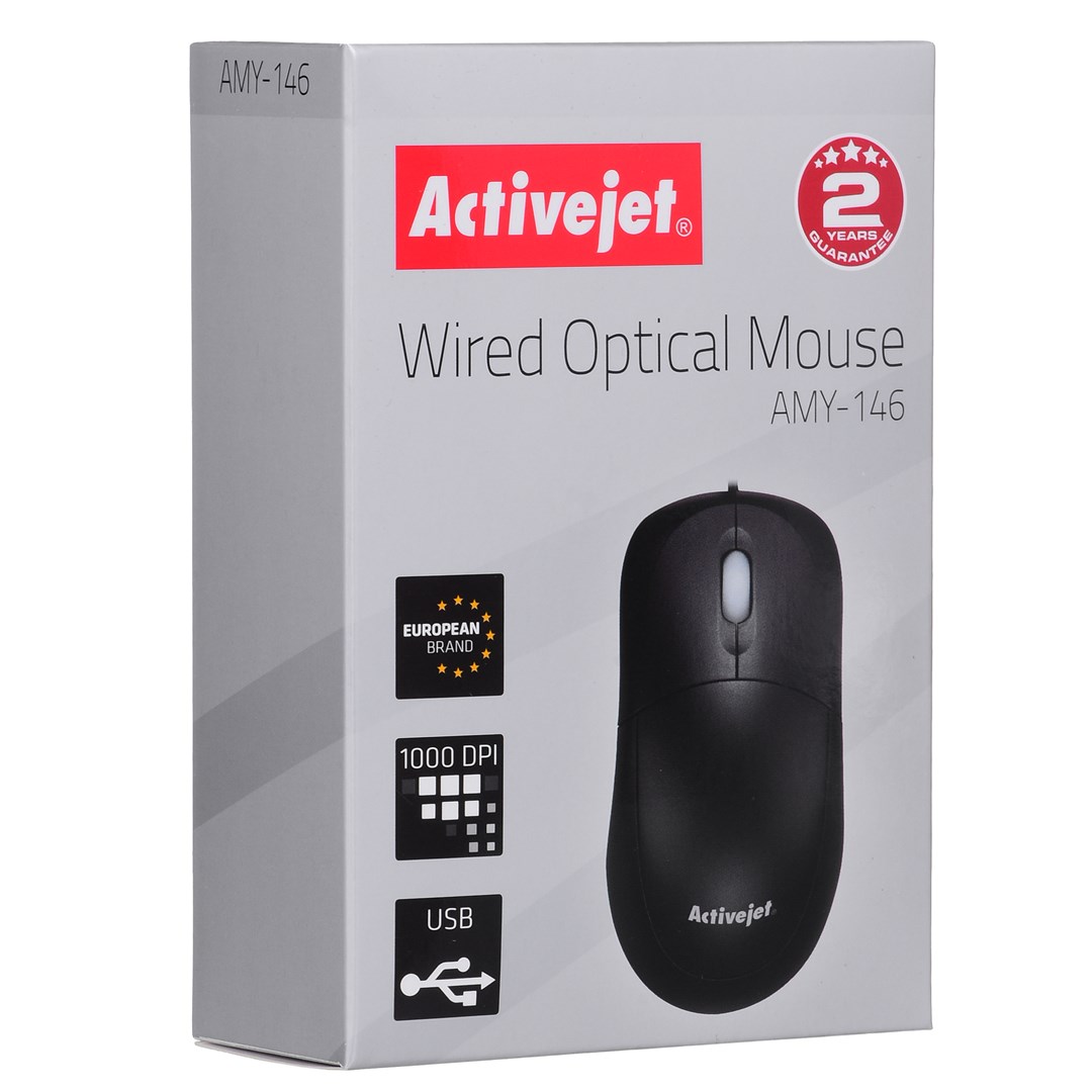 Activejet AMY-146 Mouse wired optical USB Activejet AMY-146 Mouse wired optical USB