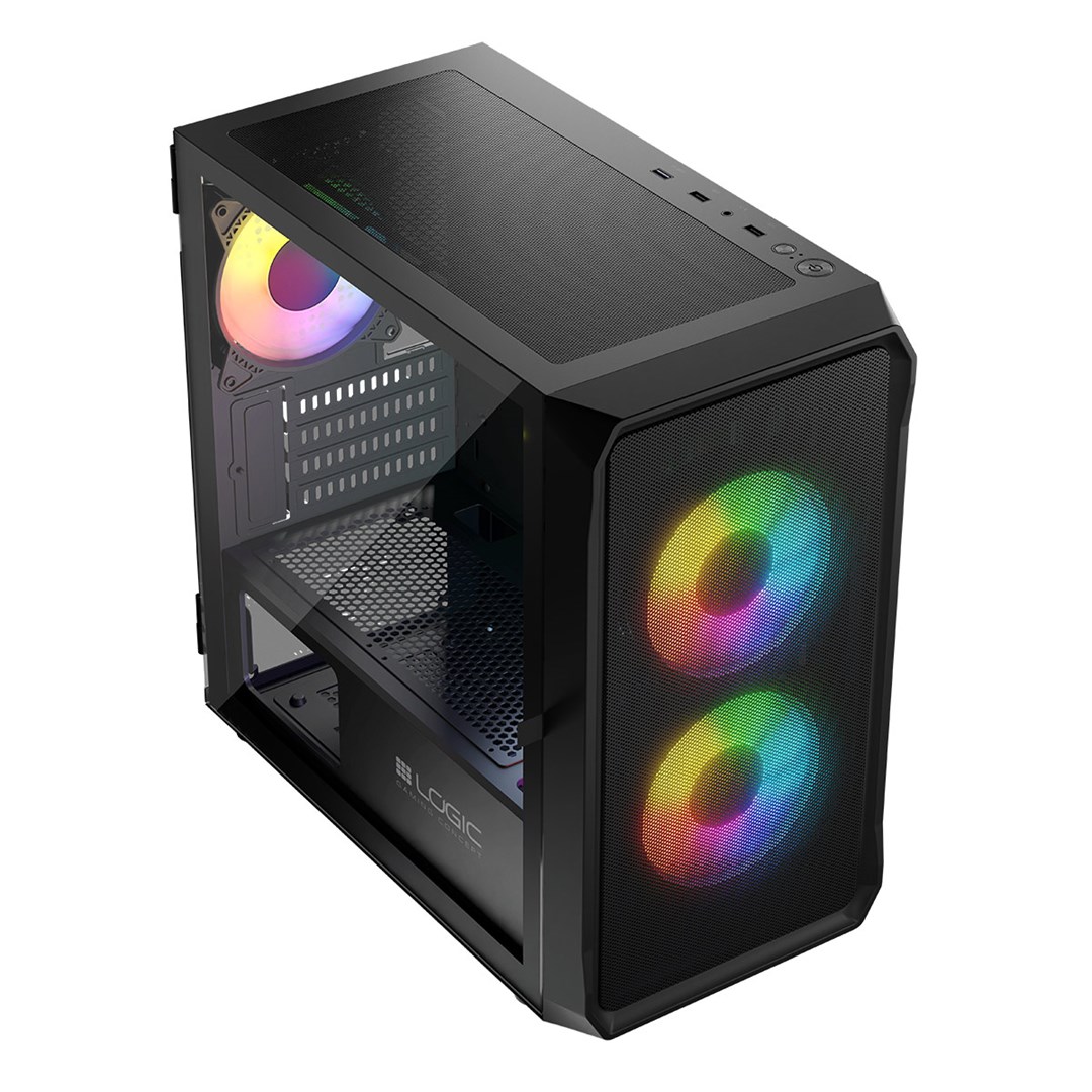 Logic PORTOS ARGB MINI USB 3.0 Case Black Logic PORTOS ARGB MINI USB 3.0 Case Black