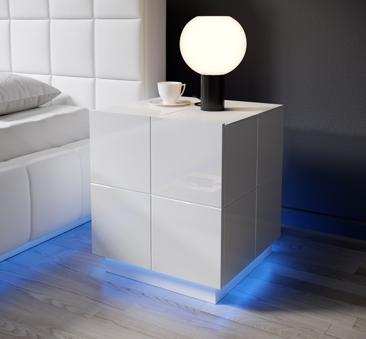 Cama REJA bedside table light blue Cama REJA bedside table light blue