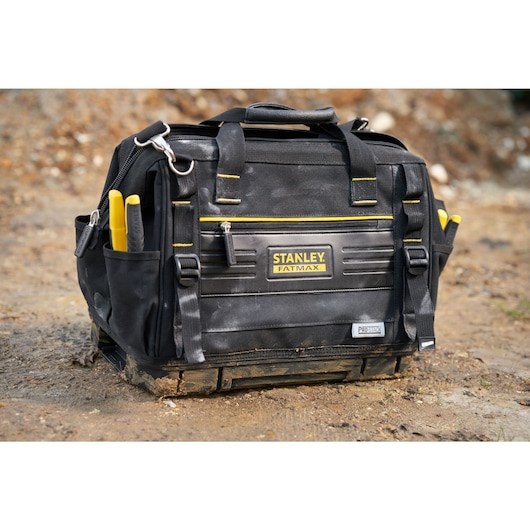 Stanley FATMAX FMST17627-1 tool storage case Black, Yellow Fabric Stanley FATMAX FMST17627-1 tool storage case Black, Yellow Fabric