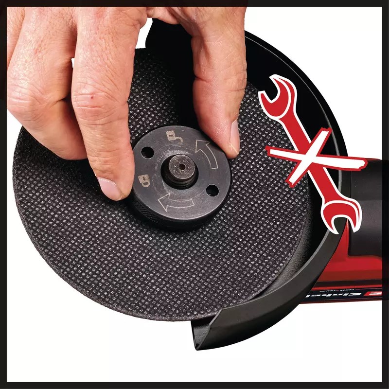 Cordless angle grinder TP-AG 18/125 CE Q Solo 4431155 EINHELL Cordless angle grinder TP-AG 18/125 CE Q Solo 4431155 EINHELL