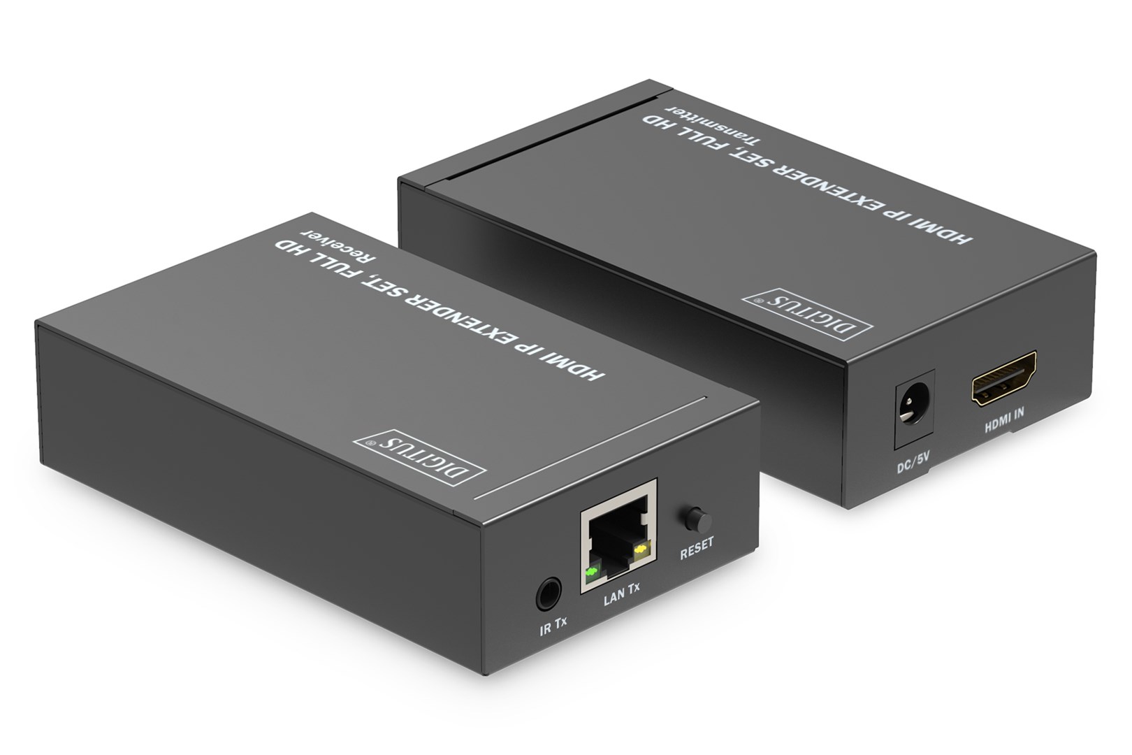 Digitus HDMI IP Extender Set, Full HD Digitus HDMI IP Extender Set, Full HD