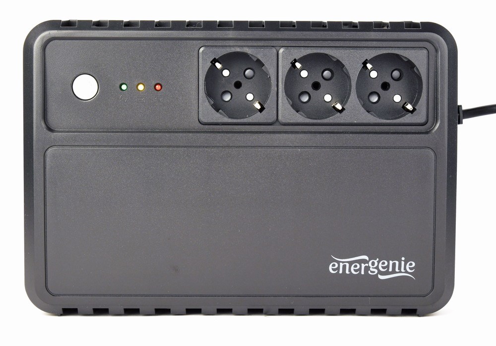 Gembird EG-UPS-3SDT1000-01 uninterruptible power supply (UPS) Line-Interactive 1 kVA 600 W 3 AC outlet(s) Gembird EG-UPS-3SDT1000-01 uninterruptible power supply (UPS) Line-Interactive 1 kVA 600 W 3 AC outlet(s)
