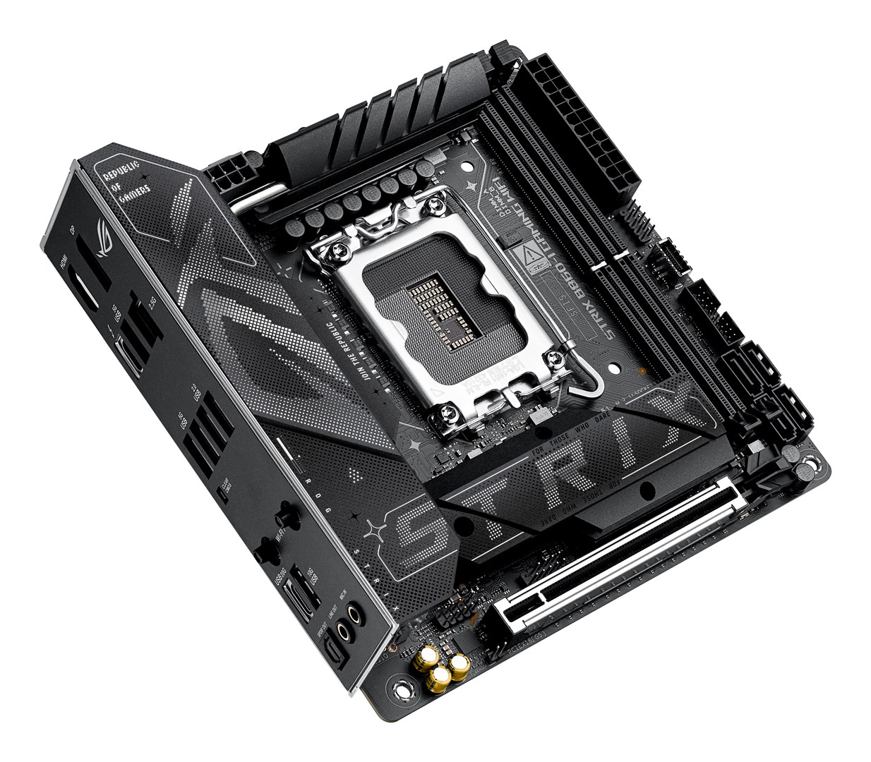 ASUS ROG STRIX B860-I GAMING WIFI Intel B860 LGA 1851 (Socket V1) mini ITX ASUS ROG STRIX B860-I GAMING WIFI Intel B860 LGA 1851 (Socket V1) mini ITX