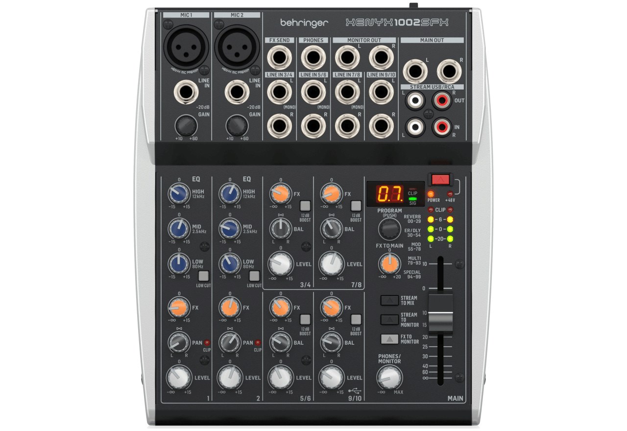 Behringer XENYX 1002SFX - audio mixer Behringer XENYX 1002SFX - audio mixer