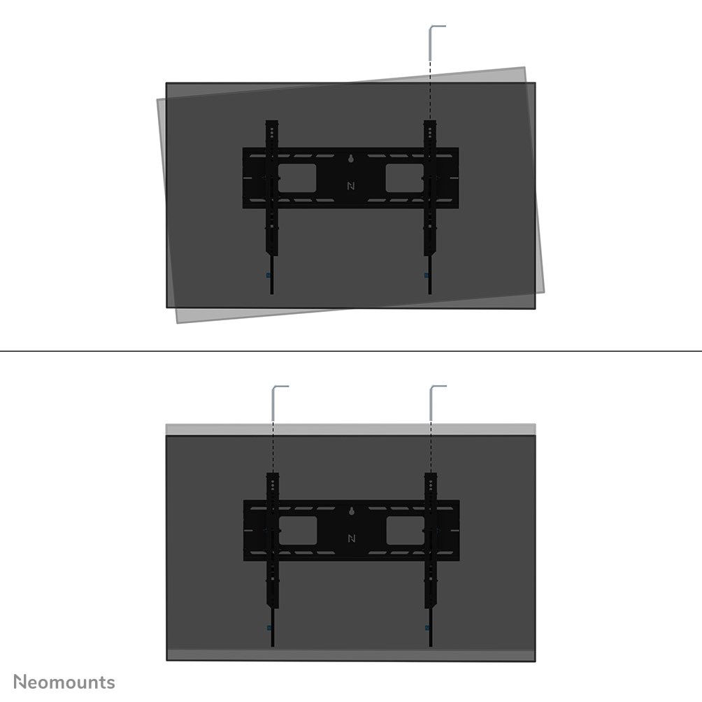 Neomounts WL35-750BL16 Heavy duty wall mount 42-86" - tilt - lockable - fast installation - TÜV Neomounts WL35-750BL16 Heavy duty wall mount 42-86" - tilt - lockable - fast installation - TÜV